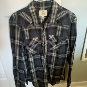 American eagle gray flannel